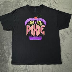WWE Candice LeRae Mens Black T-shirt 3XL‎ Pint Size Pixie WWE Authentic